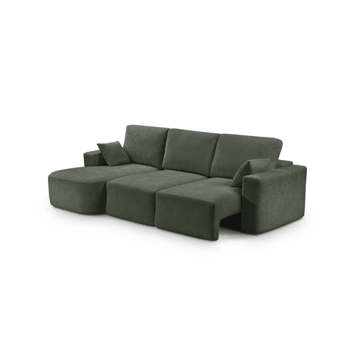 Chaise longue esquerda 294cm ROUND cor verde