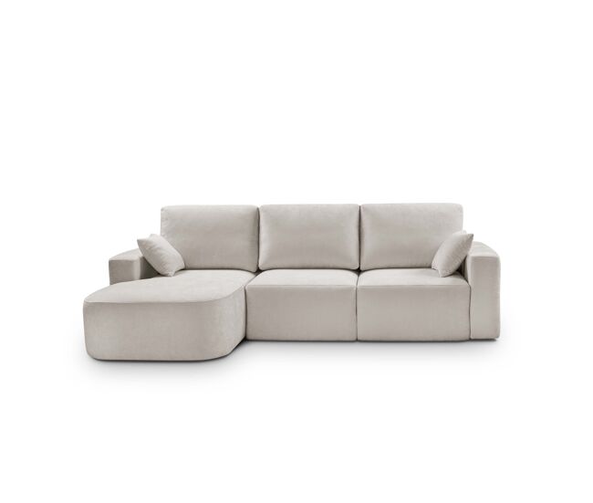 Chaise longue izquierda 234cm round color beige