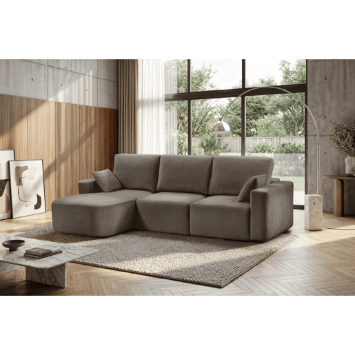 Chaise longue esquerda 234cm ROUND cor vison