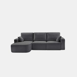 Chaise longue esquerda 234cm ROUND cor antracite