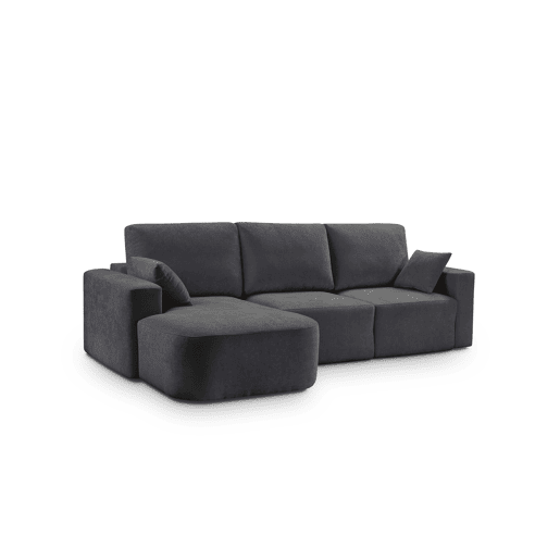 Chaise longue esquerda 234cm ROUND cor antracite Chaise longue esquerda 234cm ROUND cor antracite