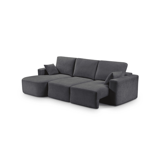 Chaise longue esquerda 234cm ROUND cor antracite Chaise longue esquerda 234cm ROUND cor antracite