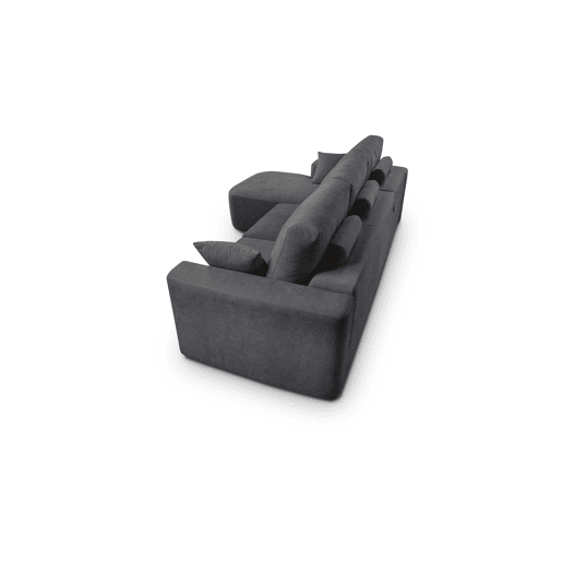 Chaise longue esquerda 234cm ROUND cor antracite Chaise longue esquerda 234cm ROUND cor antracite
