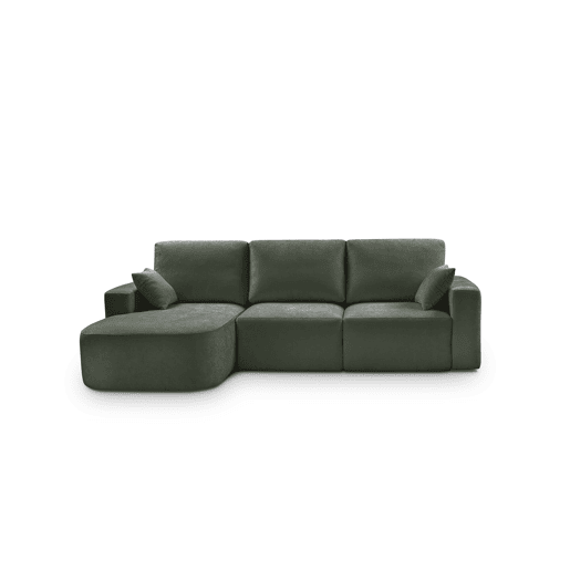 Chaise longue esquerda 234cm ROUND cor verde Chaise longue esquerda 234cm ROUND cor verde