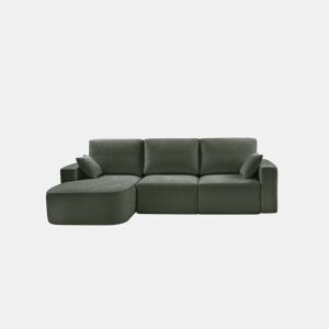 Chaise longue esquerda 234cm ROUND cor verde