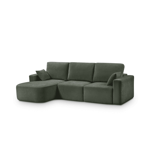 Chaise longue esquerda 234cm ROUND cor verde Chaise longue esquerda 234cm ROUND cor verde