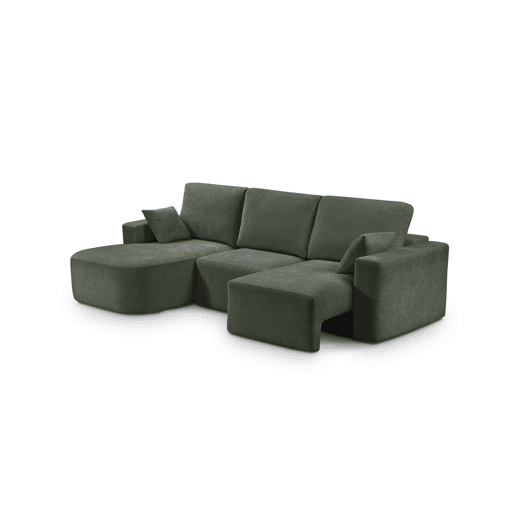 Chaise longue esquerda 234cm ROUND cor verde Chaise longue esquerda 234cm ROUND cor verde
