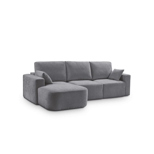 Chaise longue esquerda 234cm ROUND cor cinza escuro Chaise longue esquerda 234cm ROUND cor cinza escuro