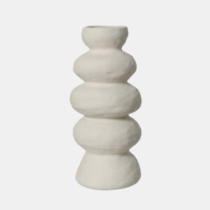 Jarra STONE cor cinza 30,2x13,5cm