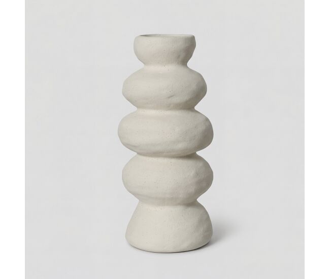 Jarrón stone de gres 30,2x13,5cm
