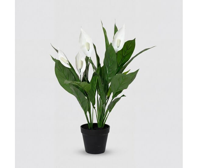 Planta floral artificial lily 60cm