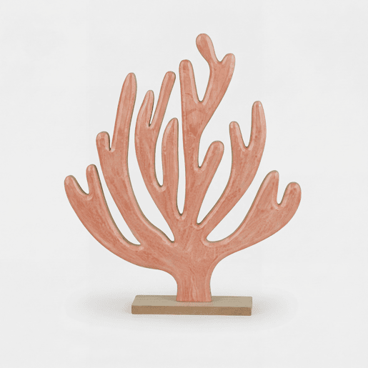 Figura CORAL en MDF 27,5x24x5cm