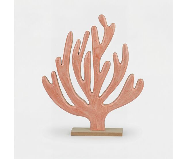 Figura coral en mdf 27,5x24x5cm