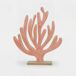 Figura CORAL en MDF 27,5x24x5cm Figura CORAL en MDF 27,5x24x5cm Naranja