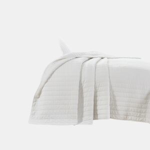 Colcha de algodão VICENZA para cama de 90cm branco