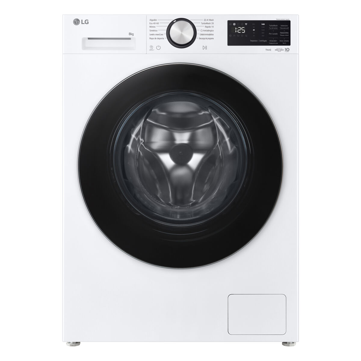 Lavadora frontal LG F2X50S8TLC 8 kilos 1200RPM