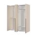 Dormitorio completo TORINO con mesitas, cómoda y cama 150x190cm Dormitorio completo TORINO con mesitas, cómoda y cama 150x190cm Beige