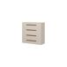 Dormitorio completo TORINO con mesitas, cómoda y cama 150x190cm Dormitorio completo TORINO con mesitas, cómoda y cama 150x190cm Beige