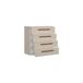 Dormitorio completo TORINO con mesitas, cómoda y cama 150x190cm Dormitorio completo TORINO con mesitas, cómoda y cama 150x190cm Beige