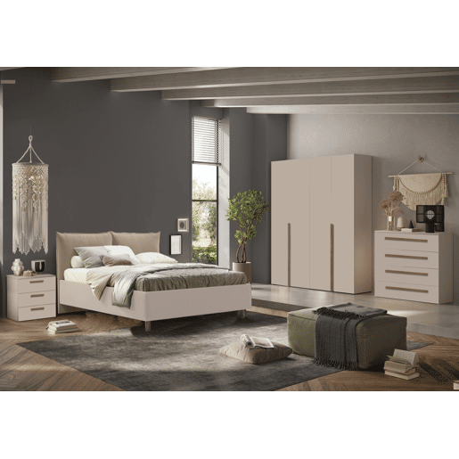 Quarto completo TORINO 160x200cm em bege