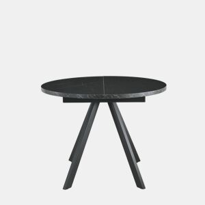 Mesa de cozinha extensível SIRIO preto