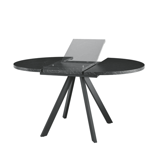 Mesa de cozinha extensÃvel SIRIO preto Mesa de cozinha extensÃvel SIRIO preto