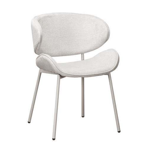 Conjunto de 2 cadeiras INGRID cor branco Conjunto de 2 cadeiras INGRID cor branco
