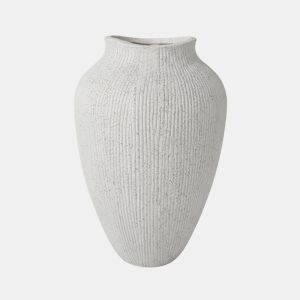 Jarra AZORE em cerâmica 30,5x19cm branco