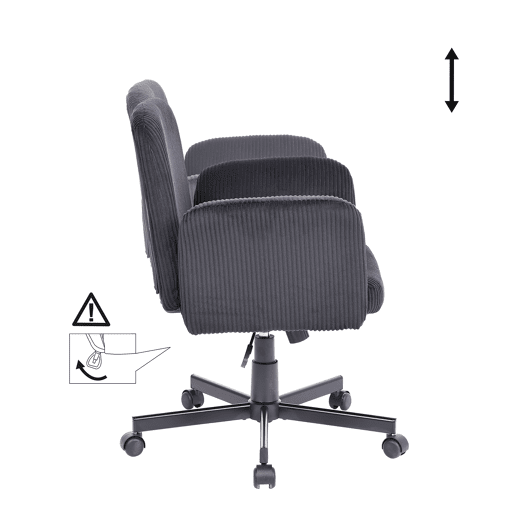 Cadeira de escritório SHELLA preto