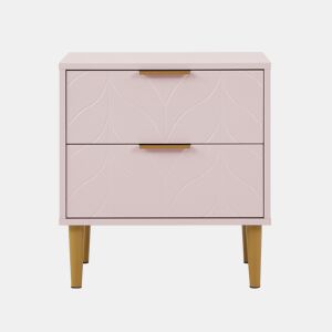 Mesa de cabeceira NORD cor rosa