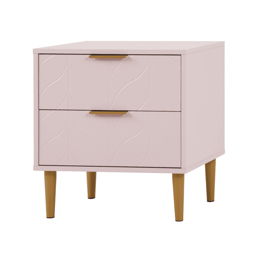 Mesa de cabeceira NORD cor rosa