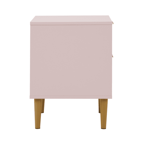 Mesa de cabeceira NORD cor rosa