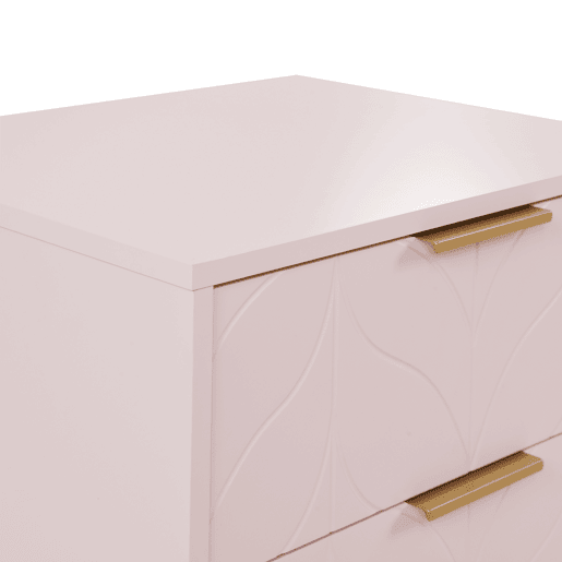 Mesa de cabeceira NORD cor rosa