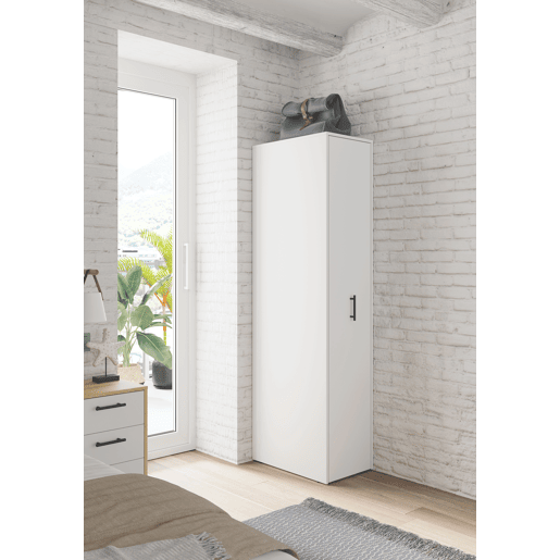 Sapateira retrátil DUALSTEP com 8 aberturas 37x183x60cm branca