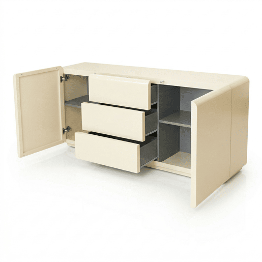 Aparador 2 portas HOLLOWAY bege