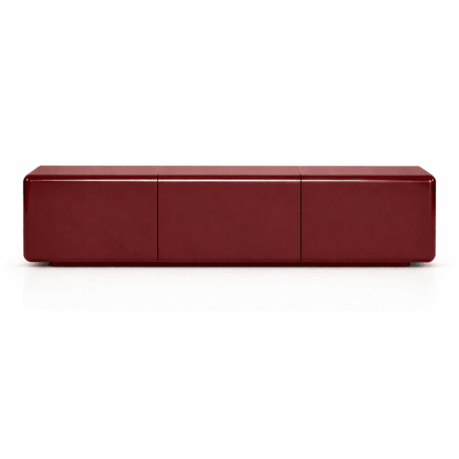 Móvel de TV HOLLOWAY 160cm bordeaux