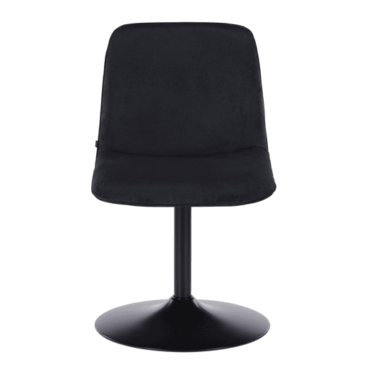 Conjunto de 2 cadeiras giratórias HOLLOWAY preto