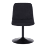 Conjunto de 2 cadeiras giratórias HOLLOWAY preto