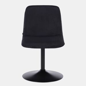 Conjunto de 2 cadeiras giratórias HOLLOWAY preto
