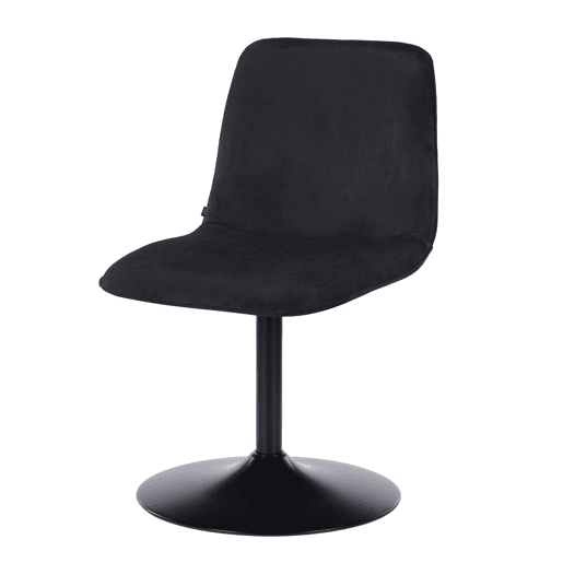 Conjunto de 2 cadeiras giratórias HOLLOWAY preto