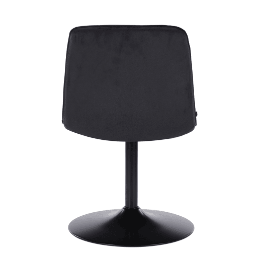 Conjunto de 2 cadeiras giratórias HOLLOWAY preto
