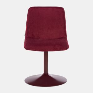 Conjunto de 2 cadeiras giratórias HOLLOWAY bordeaux