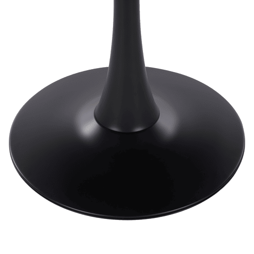 Mesa de jantar redonda HOLLOWAY preto