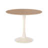 Mesa de jantar redonda HOLLOWAY bege