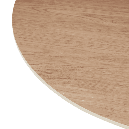 Mesa de jantar redonda HOLLOWAY bege