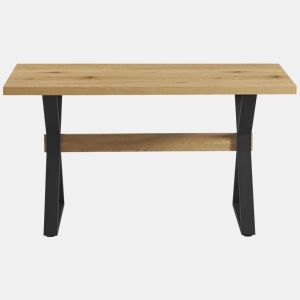 Mesa de jantar fixa JACKSON carvalho e preto