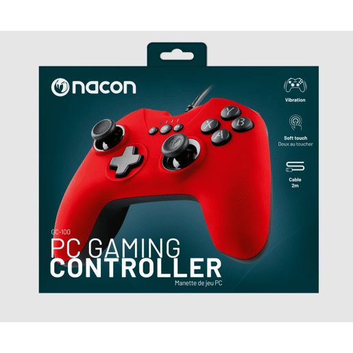 Comando de gaming para PC PCGC-100RED vermelho