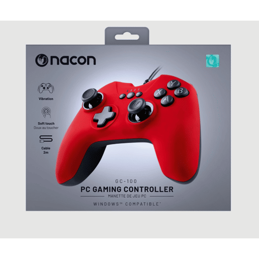 Comando de gaming para PC PCGC-100RED vermelho