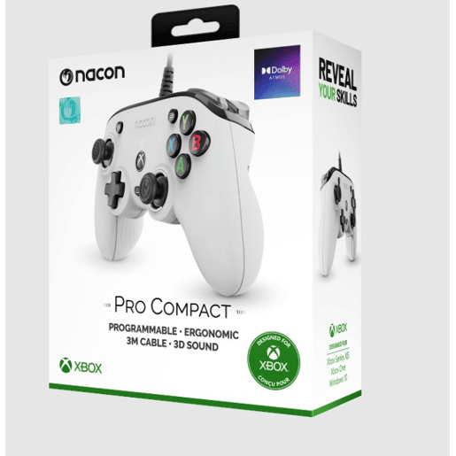 Comando de gaming XBXPROCOMPACT branco Comando de gaming XBXPROCOMPACT branco