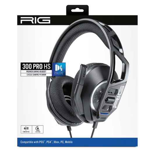 Auscultadores de gaming RIG300PROHS preto